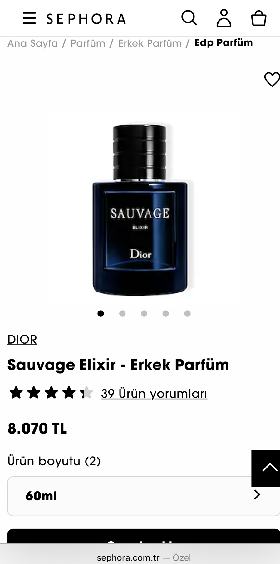 Dior | Sauvage Elixir -EDP | İthal - Görsel 2
