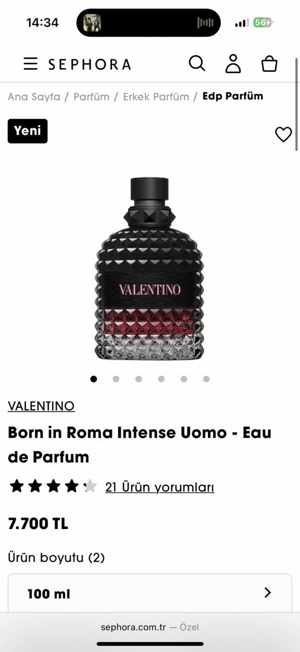 Valentino | Born in Roma - EDP | İthal - Görsel 2