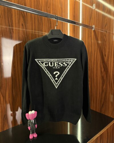 Guess Logo Kazak | Siyah
