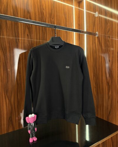 Emporio Armani Metal Logo Sweatshirt | Siyah