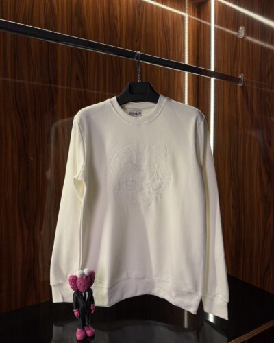 Kenzo Nakış Logo Sweatshirt | Beyaz