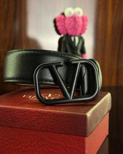 Valentino Siyah Toka Deri Kemer | Siyah