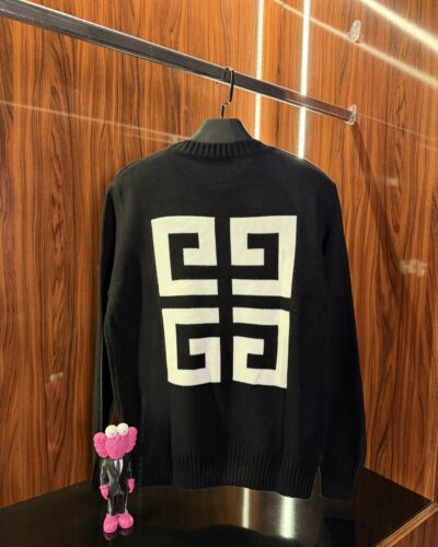 Givenchy Sırt Logo Kazak | Siyah