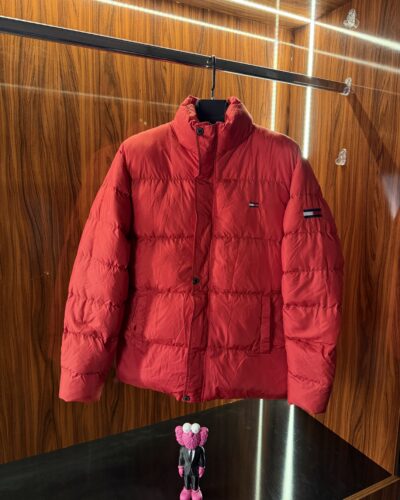 Tommy Hilfigher Nakış Logo Mont | Kırmızı